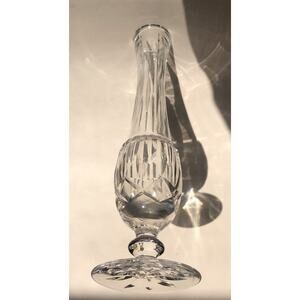 Vintage Signed Waterford Criss 9 1/4" Flower Bud Vase Perfect Rare